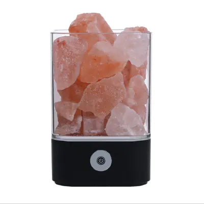 Creative Himalayan Salt Lamp with USB Night Light
