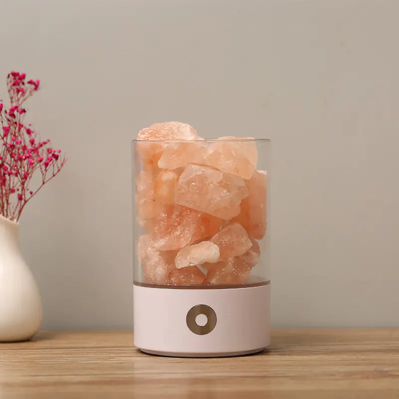 Creative Himalayan Salt Lamp with USB Night Light