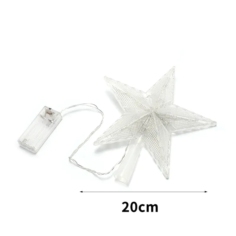 LED Star Tree Topper Decoration for Christmas Tree