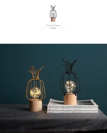 Pineapple and Cactus Decorative Night Lights