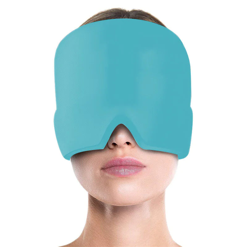Ice Compress Headache Relief Eye Mask Hat